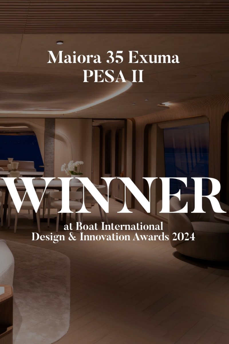 Maiora 35 Exuma trionfa ai Boat International Design and Innovation Awards nella categoria “BEST INTERIOR DESIGN”